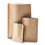 Custom Kraft Foil Flat Pouch, Personalized Chocolate Bar Pouch Bag, FDA Compliant, One Color Silk Screen