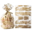 (Price/50 PCS) Muka Side Gusseted Bread Bags with Twist Ties, 7.9" W x 11" H x 2.75" D