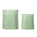 50 PCS Reusable Rice Paper Foil Stand Up Pouch with Ziplock, 5 mil