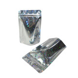 100 PCS Muka Smell Proof Bags Matte Mylar Bags Resealable Bags Stand Up Pouch Bags, 5 mil