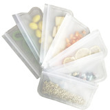 Muka PEVA Frosted Zip Bags, Food Grade Storage bags, Reclosable Bag