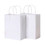 Blank Premium Kraft Paper Handle Shopping Bags, 8 1/4"W x 10 1/2"H x 4 1/4"D, Price/each