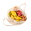 Muka Cotton Net Shopping String Bag with Long Handles for Fruit Vegetable Storage Beach, Price/piece