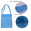 GOGO Mesh Beach Bags Sea Shell Bags with Adjustable Carrying Straps, 11.375"W x 13.75" H, Price/piece