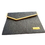 13" Macbook Laptop Sleeve with Pockets and Button Closure, Felt Bag with Leather Decoration
