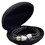 Opromo Earbud Cases Small Round Hard EVA Headphone Box Travel Carrying Case Headset Cases Earphone Cable Storage Container Bag