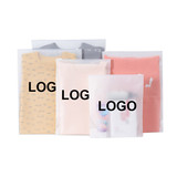 Custom Clear/ Frosted Slider Zip Re-closable Slide Seal Bags, One Color Printing