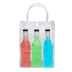 PVC Shopping Tote Bags, Gift Wrap Bags, Clear Tote Bags, PVC Transparent Plastic Pouch