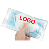 Custom Slider Bag Reclosable Frosted Zipper Plastic Bags, One Color Silk Screen