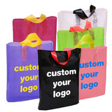 Custom Plastic Shopper Gift Bag, 4.7 Mil, One Color Printing