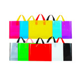 Muka 50 PCS Plastic Shopping Bag Soft Loop Handle Gift Bag, 4.7 Mil