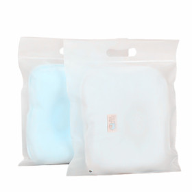100 PCS Frosted Reclosable Bag Zipper Plastic Bags w/ Handle