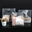 Muka 50 Pcs Take Out Restaurant Bags Reusable Plastic Bags w/Die Cut Handle, Carry Out Plastic Bag, Price/50 PCS