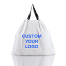 Muka Custom Hotel Laundry Bags, Draw Bag Retail Bags, Plastic Merchandise Bags, Boutique Bags Take Out Bags Reusable Plastic Bags, Carry Out Plastic Bag