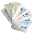Custom PEVA Frosted Zip Bags, Food Grade Storage bags, Reclosable Bag