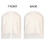 Muka 5 Pcs Garment Bags for Hanging Clothes, Clothes Cover Bags with Full Zipper, Cloths Storage for Suits Dresses Shirts Coats, 1.8 Mil