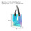 Muka Clear Holographic Tote Bags, Wedding Gift Bags with Handle, Sports, Office, Travel Stroage Bag, Price for piece