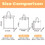 Muka 12PCS Christmas Gift Bags with Handles Frosted Plastic Small Gift Wrap Bags Wedding Gift Bags