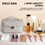 Muka PU Leather Cosmetic Bag Large Capacity Makeup Organizer Travel Toiletry Pouch for Women