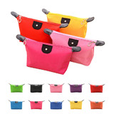 TOPTIE Candy Colorful Foldable Cosmetic Bag Waterproof Makeup Bag Handbag Purse Travel Storage Bag for Women, 7
