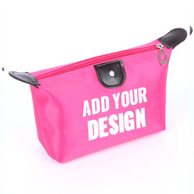 TOPTIE Custom Print Dumpling Cosmetic Makeup Bag Waterproof Toiletry Bag Handbag Purse Travel Storage Bag for Women