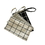 Blank Plaid Canvas Coin Purse key Bag Cosmetic Storage Holder Case, Price/pcs