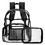 Aspire Clear Backpack with Cosmetic Bag, Clear Transparent PVC School Bookbag Outdoor Backpack, Price/piece