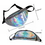 MUKA Holographic Laser Fanny Packs for Women, Shiny Travel Waist Bag for Concert Carnival Party