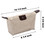 Aspire Stripe Waterproof Cosmetic Bag Women Foldable Travel Makeup Bag Large Capacity Pouch for Outdoor, Shopping, Party, Price/each