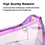 TOPTIE 6 Pack Women Cosmetic Makeup Zipper Bag Waterproof Transparent Handbag, Travel Toiletry Storage Pouch