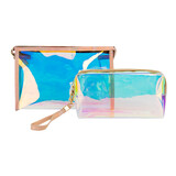 Muka Holographic Makeup Bags, Cosmetic Organizer Travel Stroage Bag