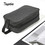 TOPTIE Custom Black Roomy Waterproof Zipper Toiletry Bag, Travel Pouch for Cosmetic Makeup Toiletry, 10"L x 2.8"W x 5.6"H