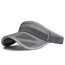 TOPTIE Outdoor Sports Visor Cap Mesh Breathable Adjustable Wide Brim Sun Protection