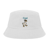 TOPTIE Cool Sunglasses Duck Cotton Bucket Hat Fishing Hunting Hat Unisex Summer Outdoor Cap - Embroidered