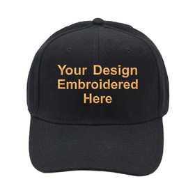 TOPTIE Custom Embroidery Unisex Classic Plain Baseball Cap Outdoor Sports Hat Polo Style Mid Profile Hat