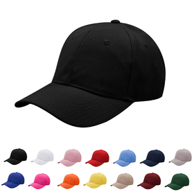 TOPTIE Classic Plain 6 Panel Baseball Cap Sports Outdoor Adjustable Hat