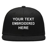 TOPTIE Custom Embroidery Flat Bill Snapback Trucker Hat Adjustable Hiphop Snapbacks