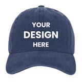 TOPTIE Custom Embroidery/Printed Baseball Cap Vintage Low-Profile Washed Cotton Dad Hat Wholesale