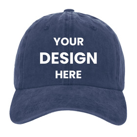 TOPTIE Custom Embroidery/Printed Baseball Cap Vintage Low-Profile Washed Cotton Dad Hat Wholesale