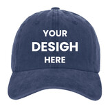 TOPTIE Custom Embroidery/Printed Baseball Cap Vintage Low-Profile Washed Cotton Dad Hat Wholesale