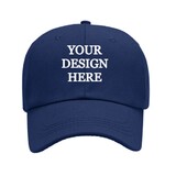 TOPTIE Custom Unisex Structured Cotton Baseball Cap Polo Style Low Profile High Crown Hat