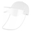 TOPTIE Protective Face Shield for Adult Kids, Unisex Baseball Cap with Removable Flexible Clear PVC Face Cover