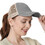 TOPTIE Ponytail Hat High Bun Washed Cotton Baseball Cap Distressed Vintage Cap for Women