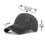 TOPTIE Ponytail Baseball Cap Women's Distressed Washed Cotton, 3-Stripe Ponytail Hat Mid Profile Dad Hat