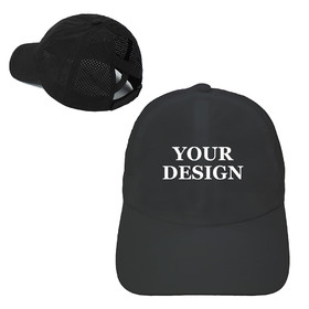 TOPTIE Personalized Design Custom Printing Ponytail Hat for Women Criss Cross Quick Dry Ponytail Baseball Cap Outdoor Sports