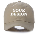 TOPTIE Custom Mens Quick-Dry Baseball Cap Breathable Outdoor Sports Hat with Adjustable Elastic Strap