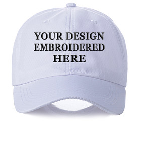 TOPTIE Custom Embroidery Baseball Cap Breathable Quick Dry Sport Hat