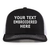 TOPTIE Personalized Custom Embroidery Mesh Trucker Snapback Hat Custom Baseball Cap