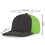 TOPTIE Custom Embroidery Snapback Cap, Baseball Cap Trucker Hat