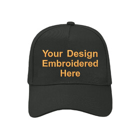 TOPTIE Custom Embroidery 5 Panel Trucker Hat Baseball Cap